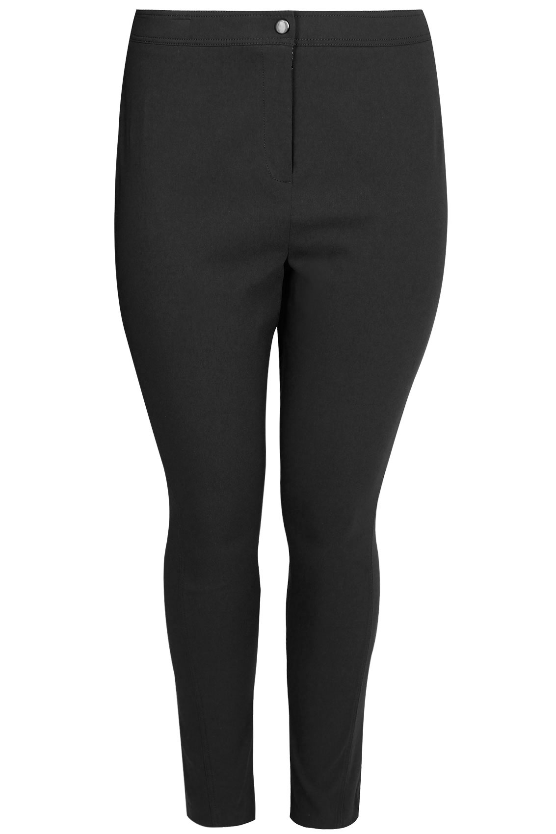 next black slim fit trousers