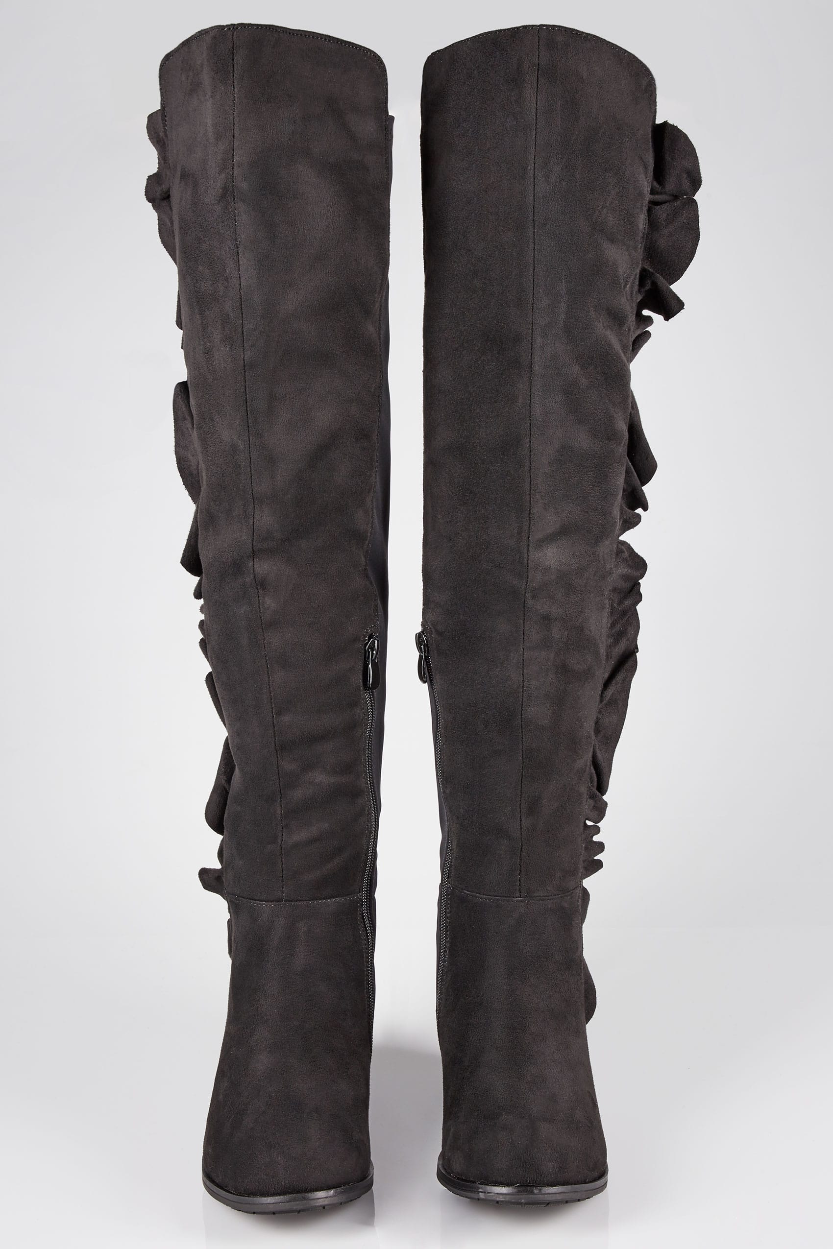 stretch boots over knee