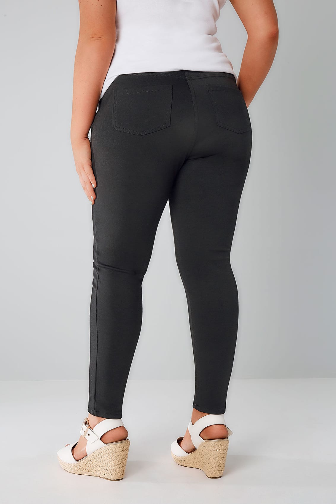 high rise skinny jeggings