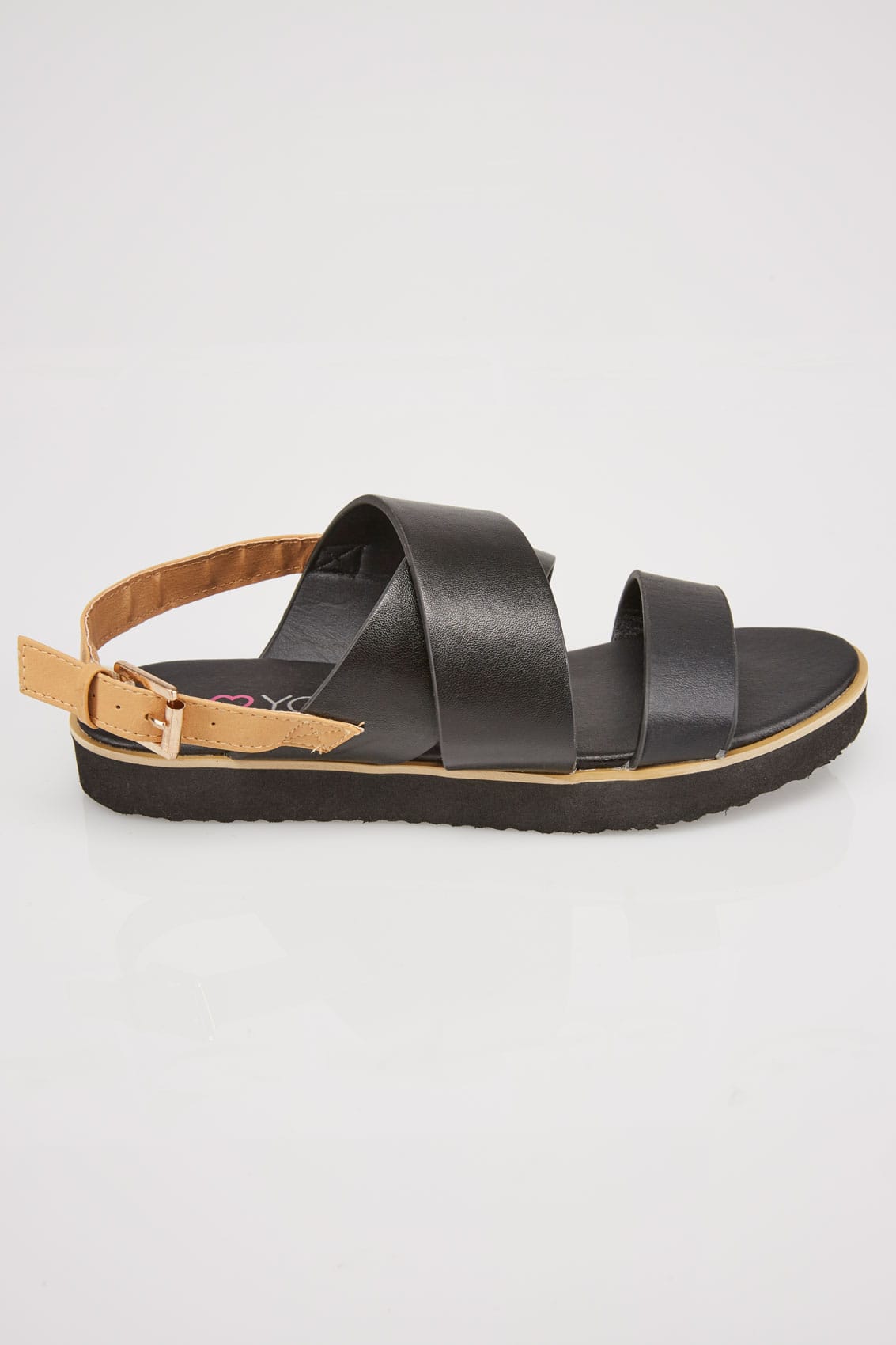 dressy black flat sandals