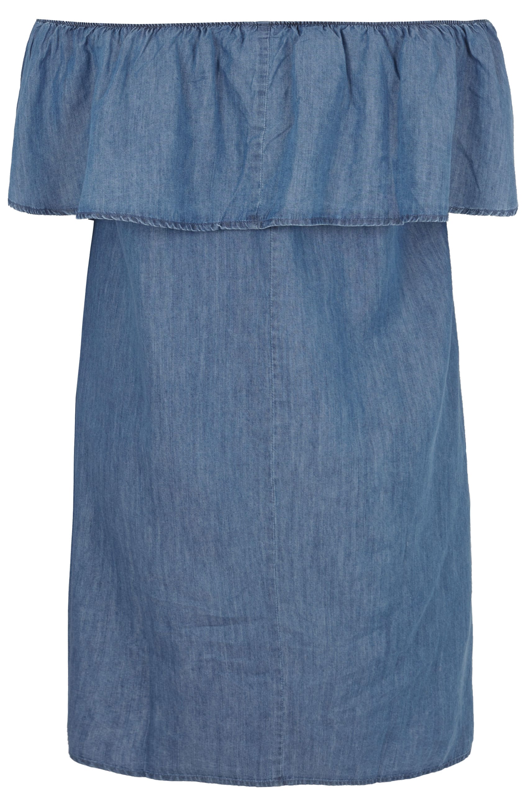 Denim chambray dress