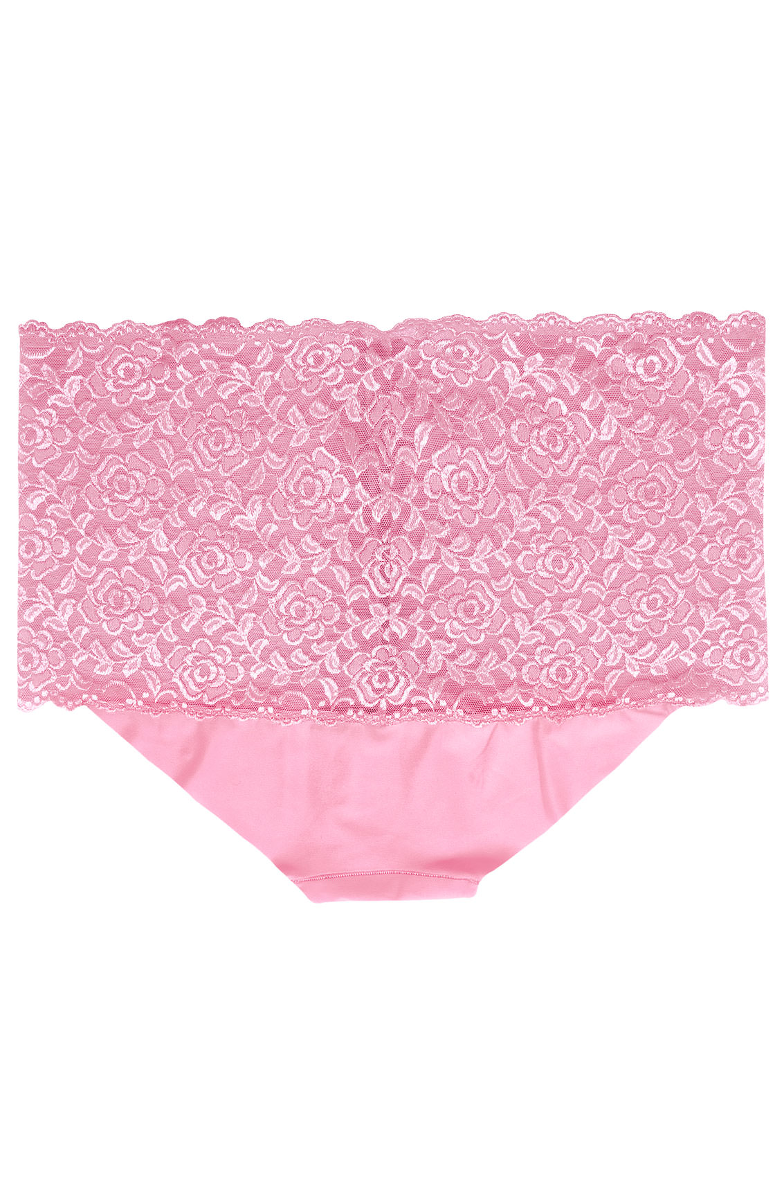 Bubblegum Pink Shine Lace Shorts, Plus size 14 to 32