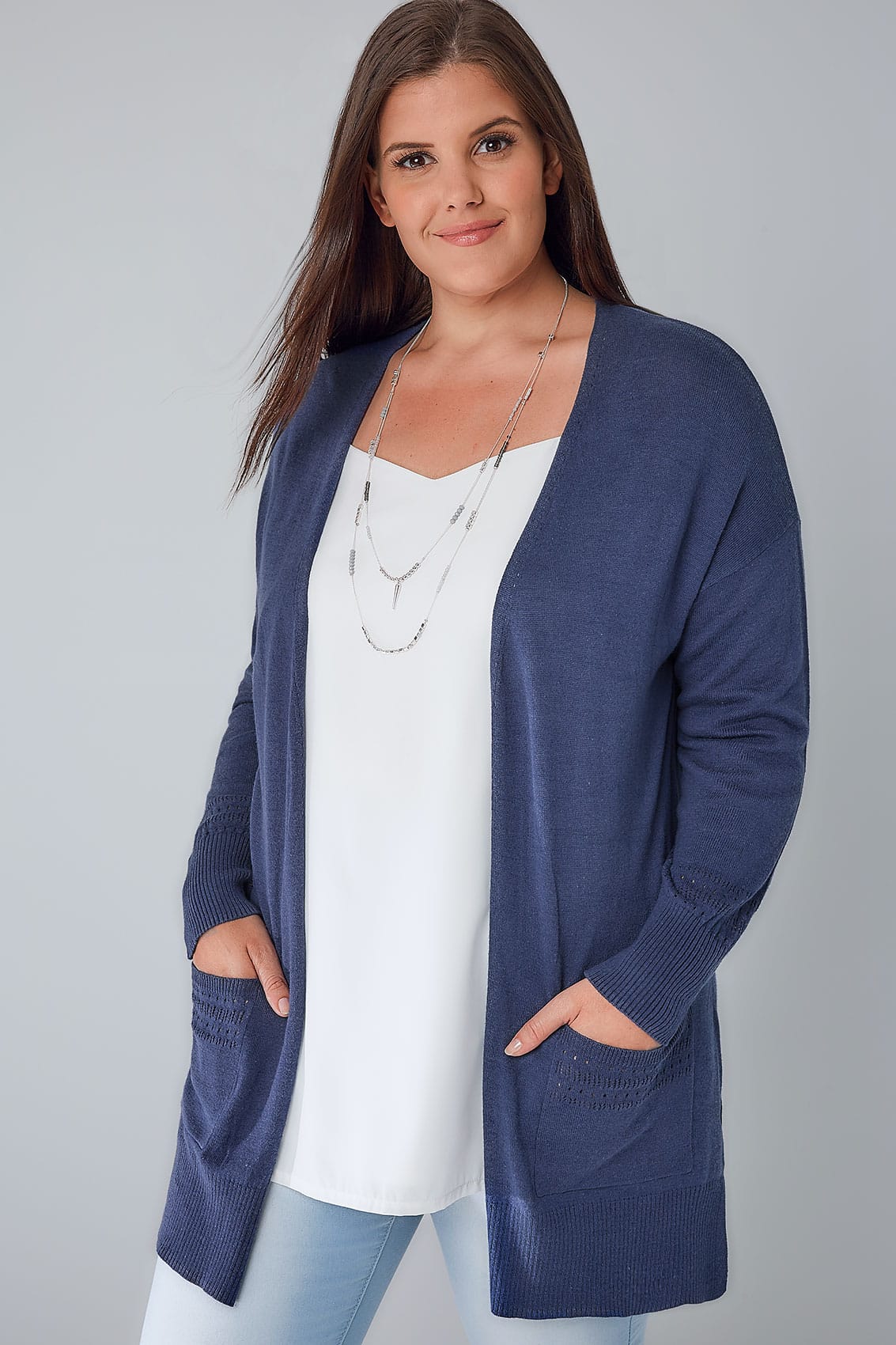 Plus Size Knitted Cardigans | Ladies Knitwear | Yours Clothing