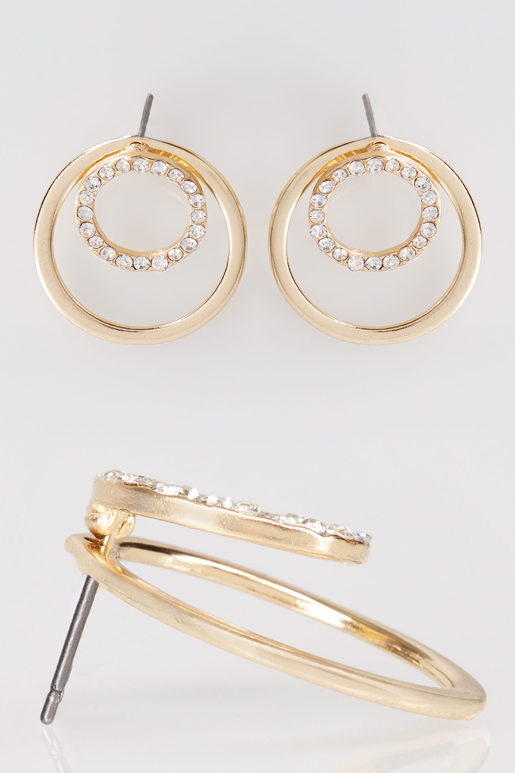 Boucles d'oreille Or & Diamant En Cercle