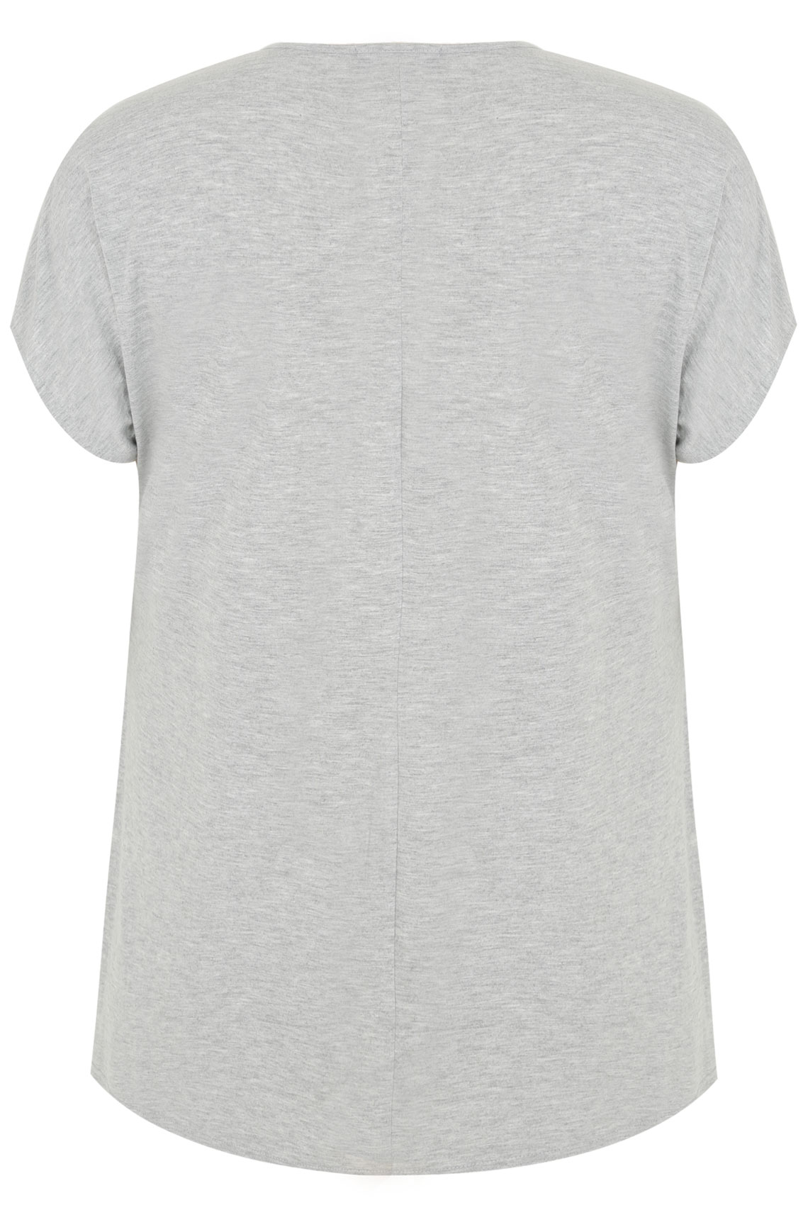 Grey Twin Bird Print Embellished T-Shirt, Plus size 16 to 32