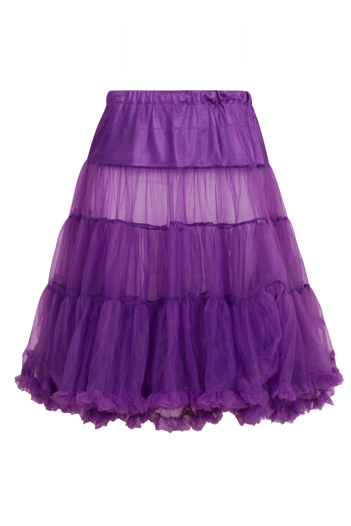 HELL BUNNY Purple Petticoat Flare Skirt, Plus size 16 to 22
