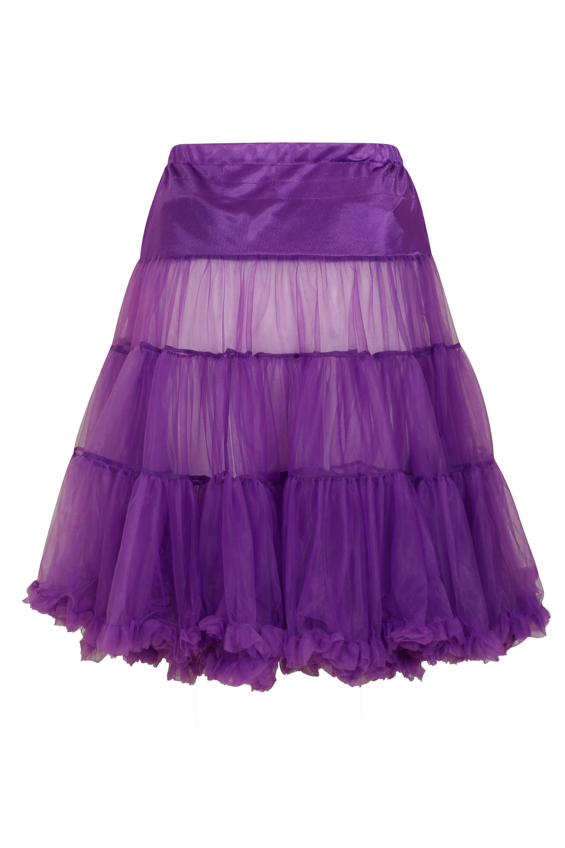 HELL BUNNY Purple Petticoat Flare Skirt, Plus size 16 to 22