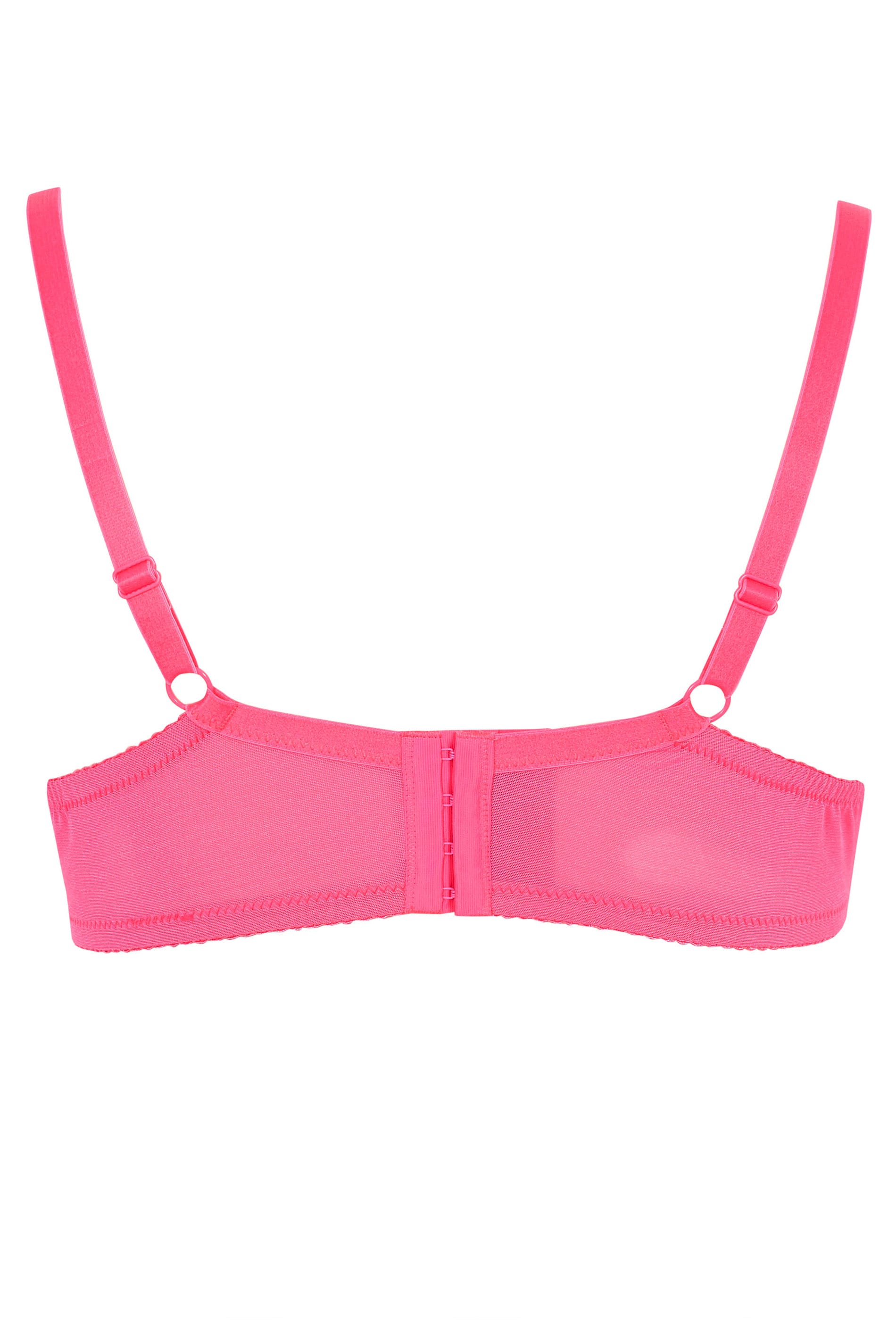 Hot Pink T-Shirt Bra | Sizes 38DD to 48G | Yours Clothing