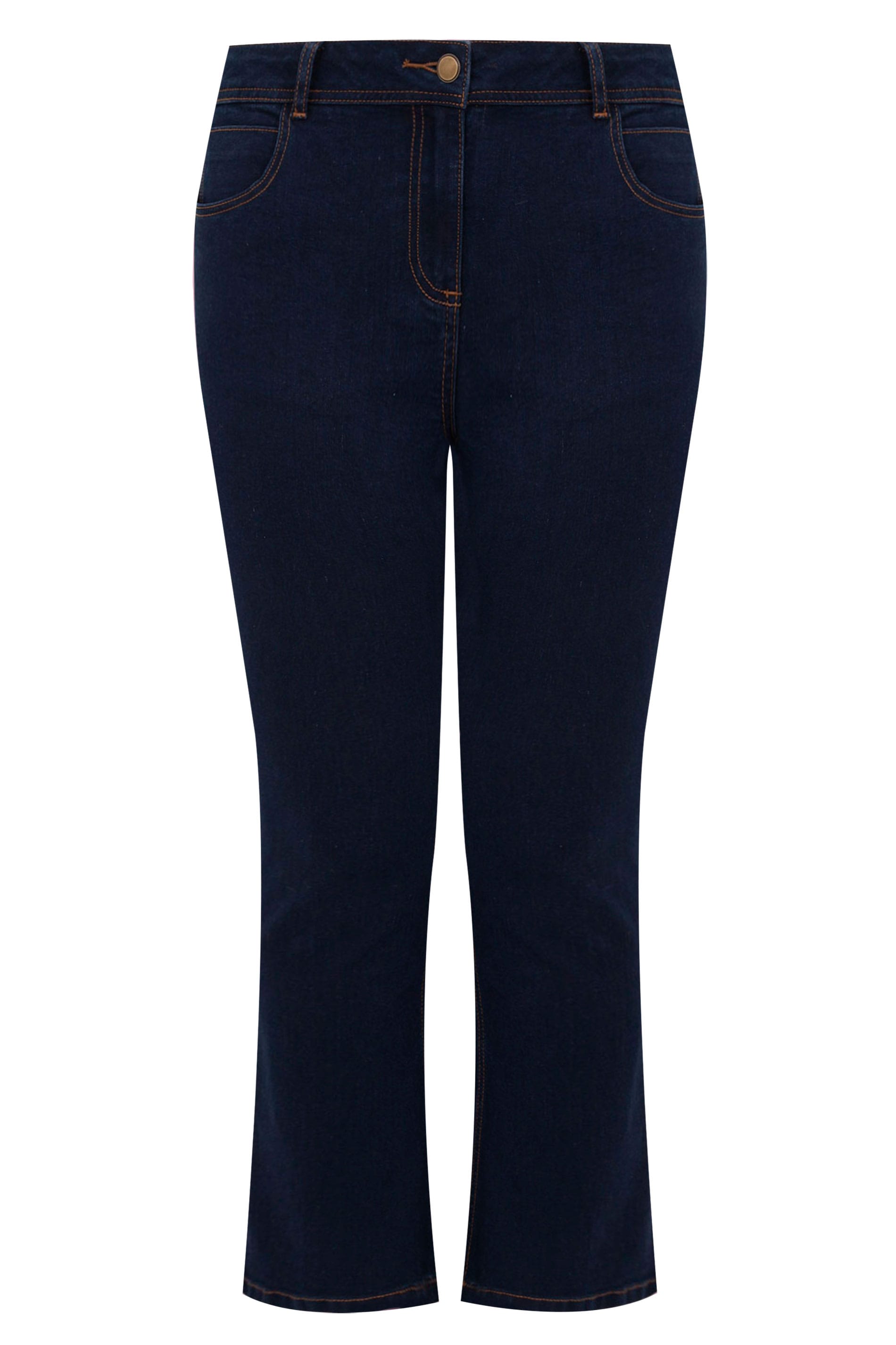 Indigo Bootcut 5 Pocket Denim Jeans Plus Size 16 to 32 