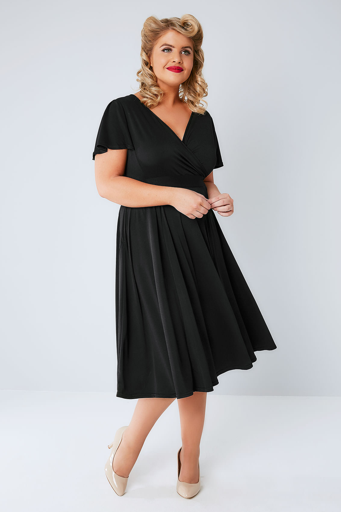 Plus size wrap dress uk