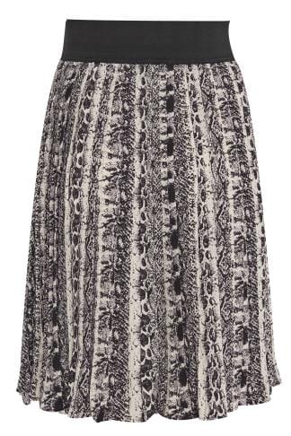 YOURS LONDON Black Sequin Embellished Midi Skirt, Plus size 16 to 36