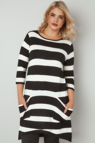 2019 flower stripe print plus size tunic t shirt