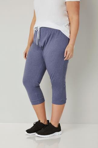 cropped joggers womens plus size