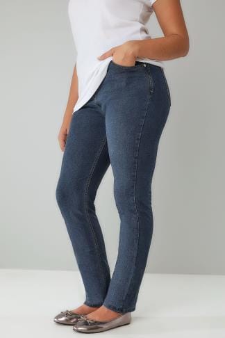 best straight leg jeans for short curvy women plus size