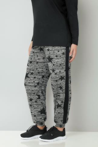 star print joggers womens