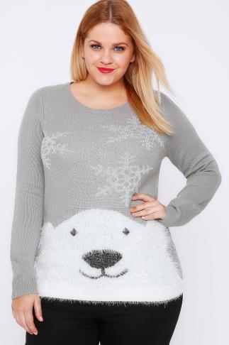 polar bear jumper knitting pattern