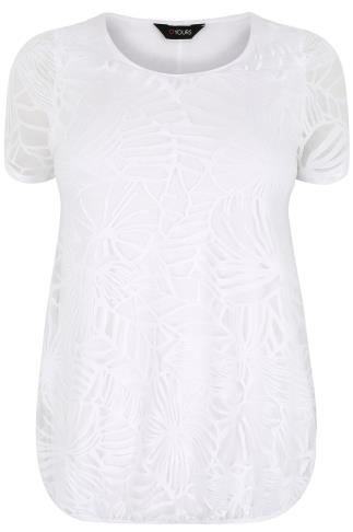 LIMITED COLLECTION White Corset Print T-Shirt With Lace Up 