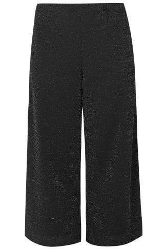 glitter palazzo trousers