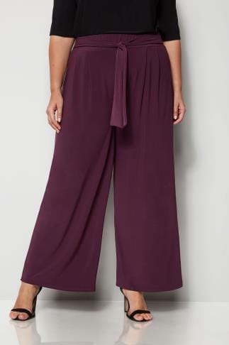 lululemon burgundy wide leg track pants size - Depop