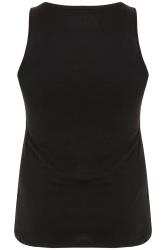 womens black vest tops uk