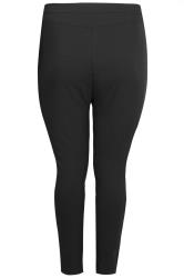 Black Stretch Bengalin Slim Fit Trousers Plus Size 16 to 28