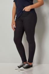 Black Skinny Stretch AVA Jeans, Plus Size 16 to 28