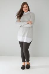 2 in 1 jumper and shirt