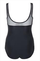 code z voucher power Black plus to 16 Mesh Panel 32 Swimsuit Size