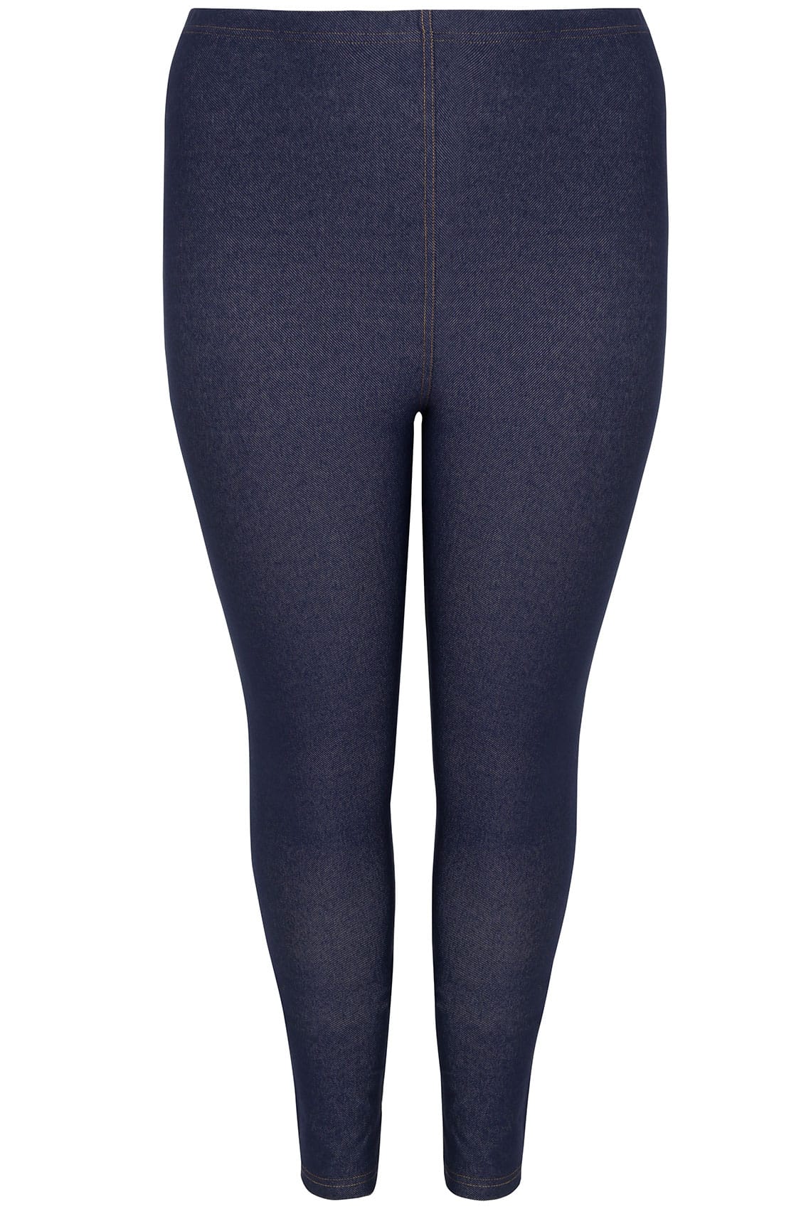 Mid Blue Jersey Jenny Jeggings Plus Size 16 To 36