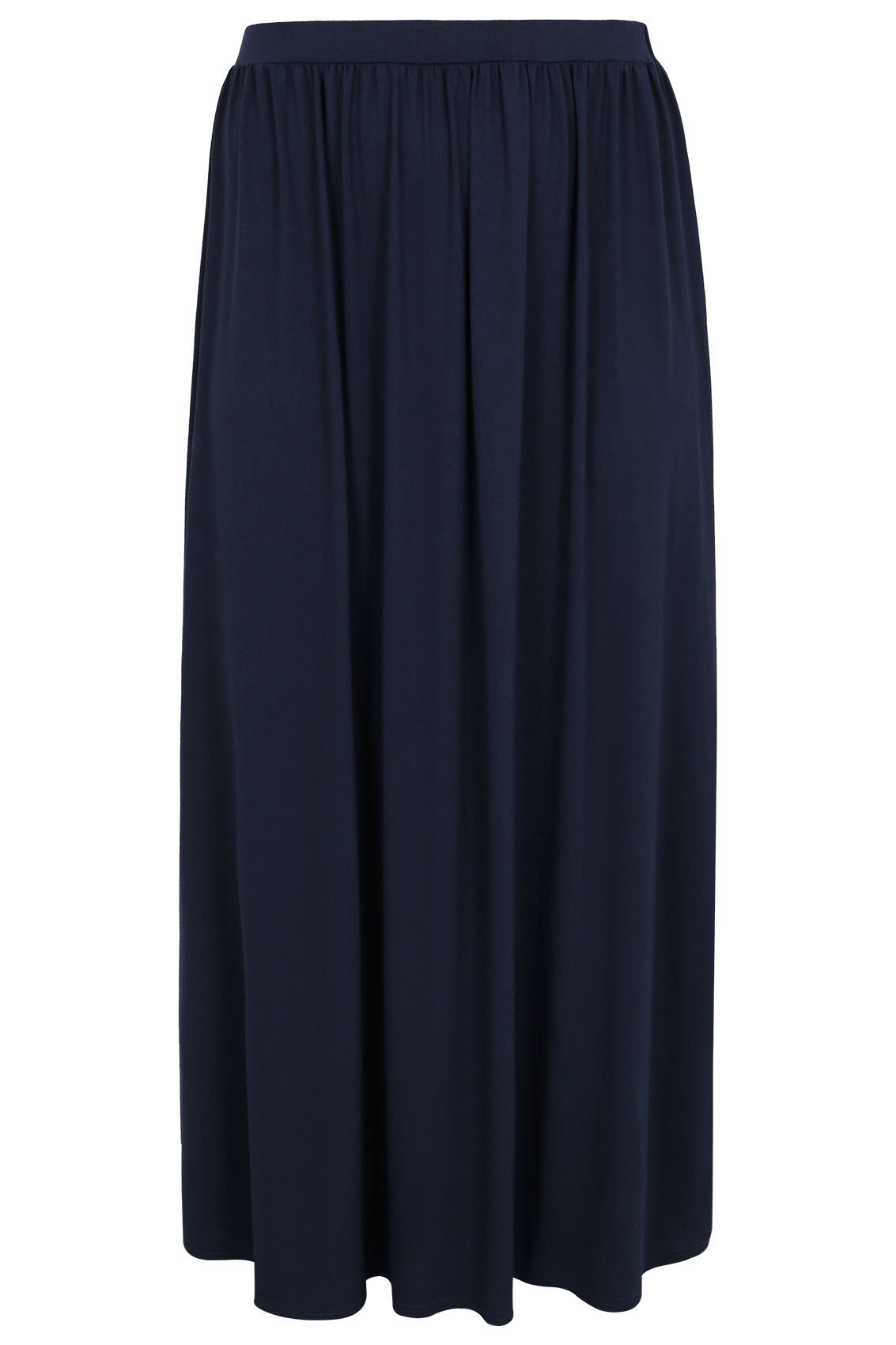 Navy Jersey Maxi Skirt, Plus size 16 to 36