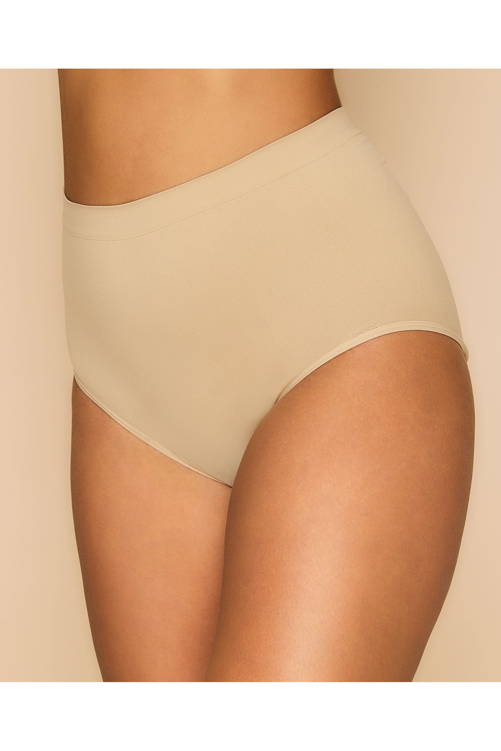 Nude Seamless Light Control Brief Plus Size 16 To 28