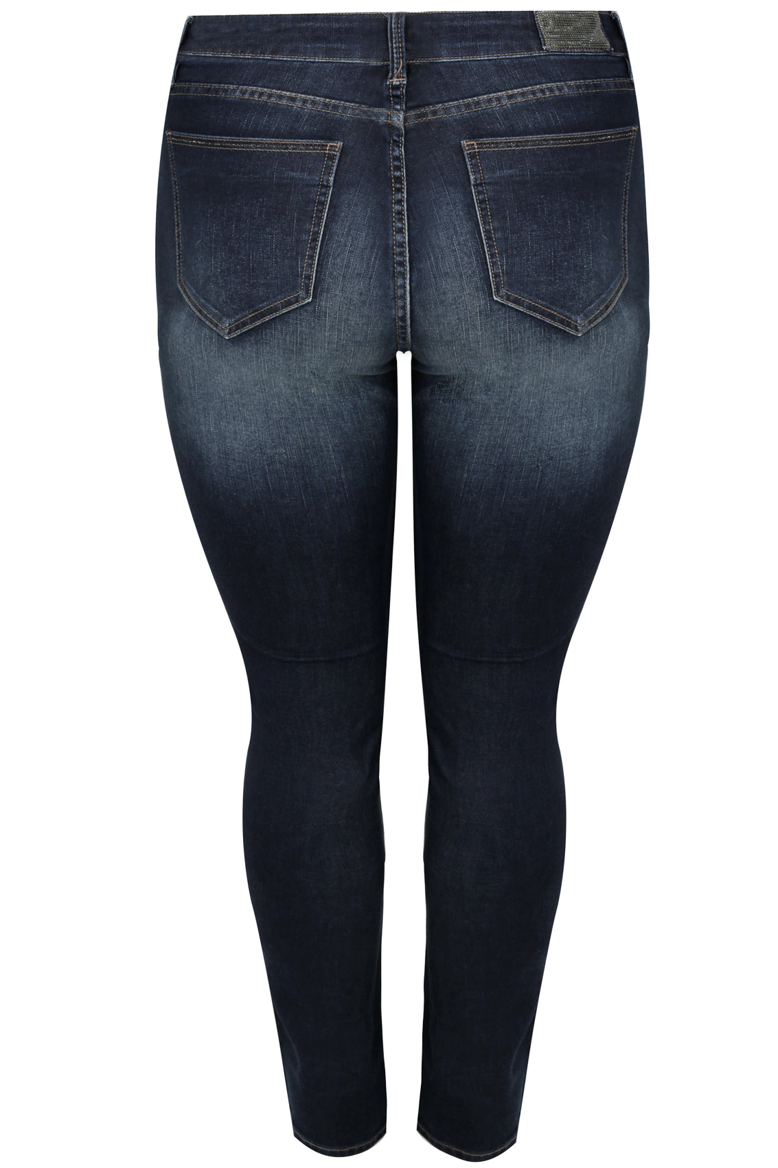 PAPRIKA Dark Denim Slim Fit Extra Long Jeans With Zip Pockets - 31