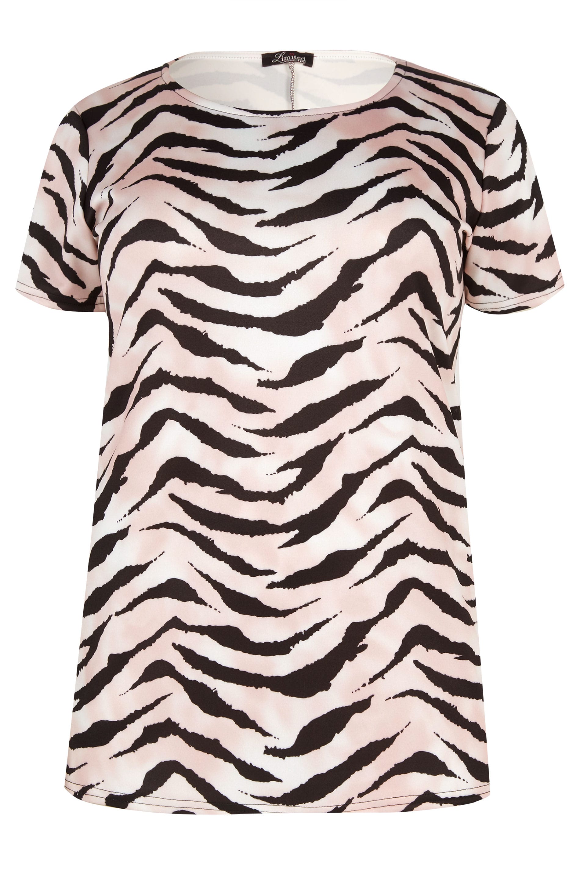 Pink Zebra Print T-Shirt | Sizes 16 to 36 | Yours Clothing