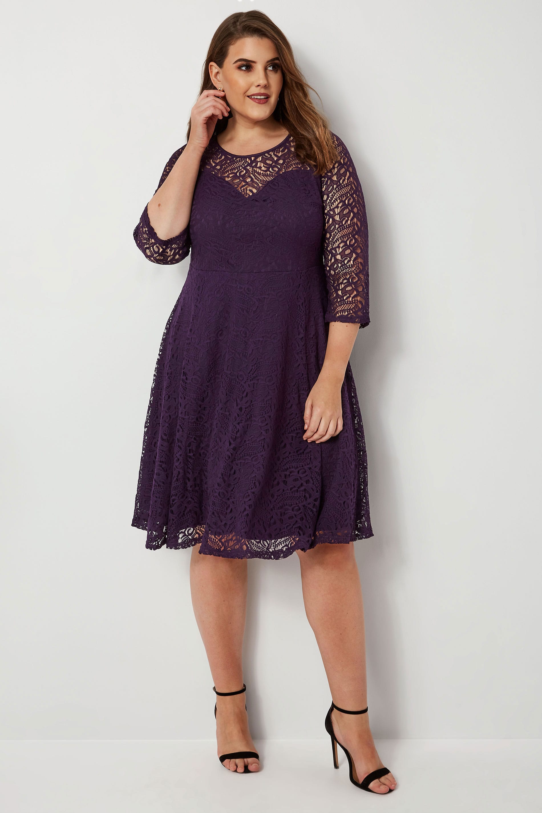 g star voucher code australia Lace Dress Purple Skater