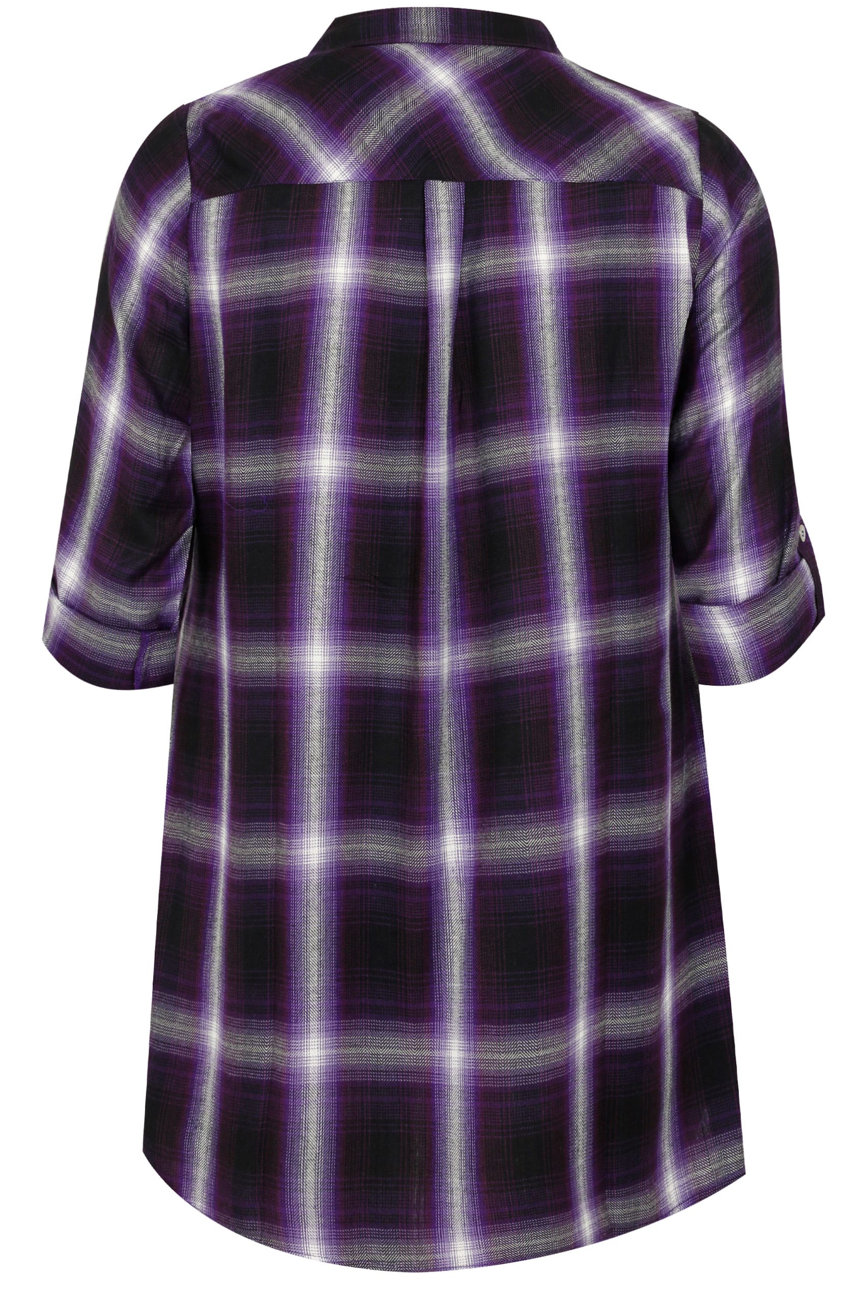 oversized checked overshirt trf