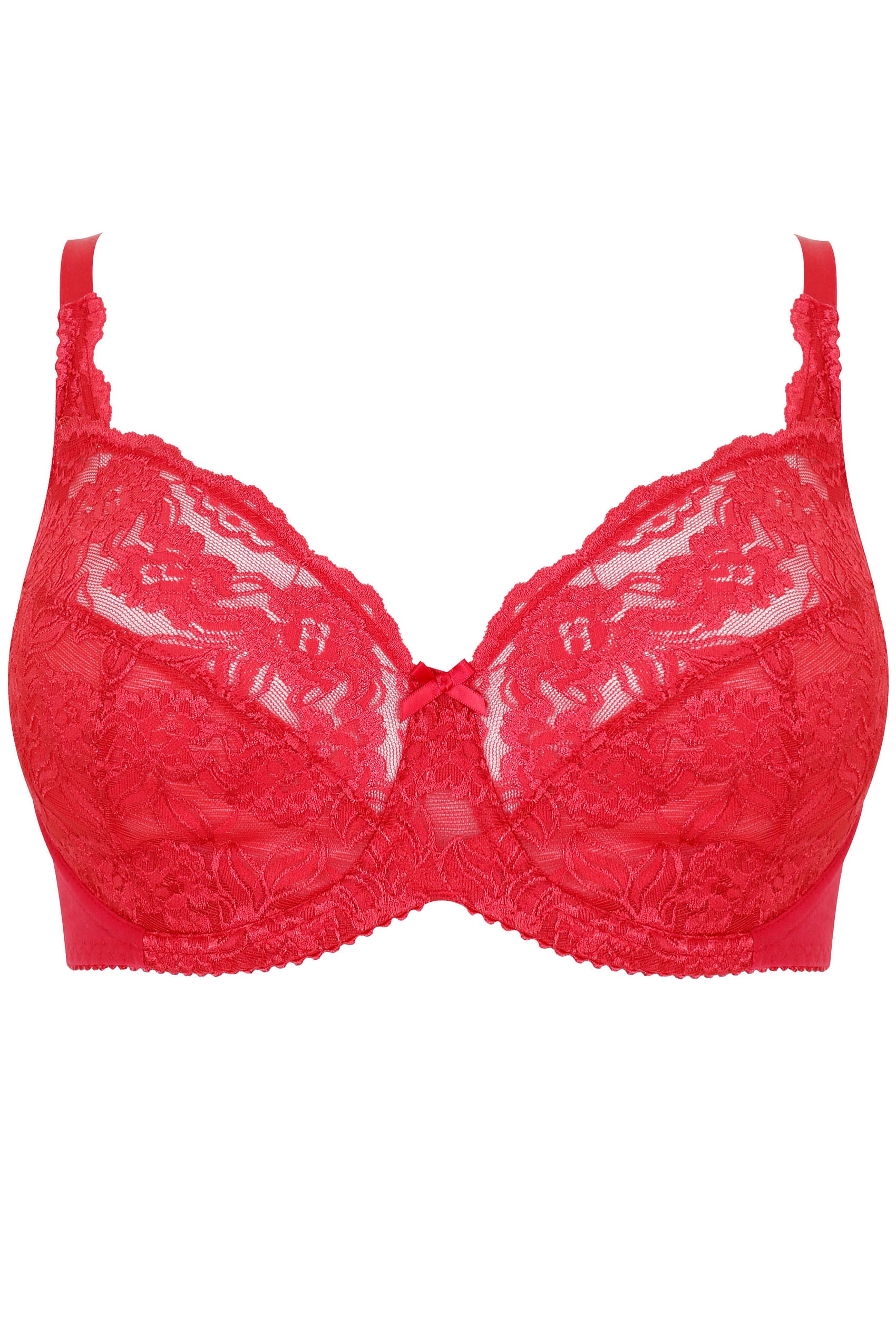 red underwired cage detail lace body 0 5