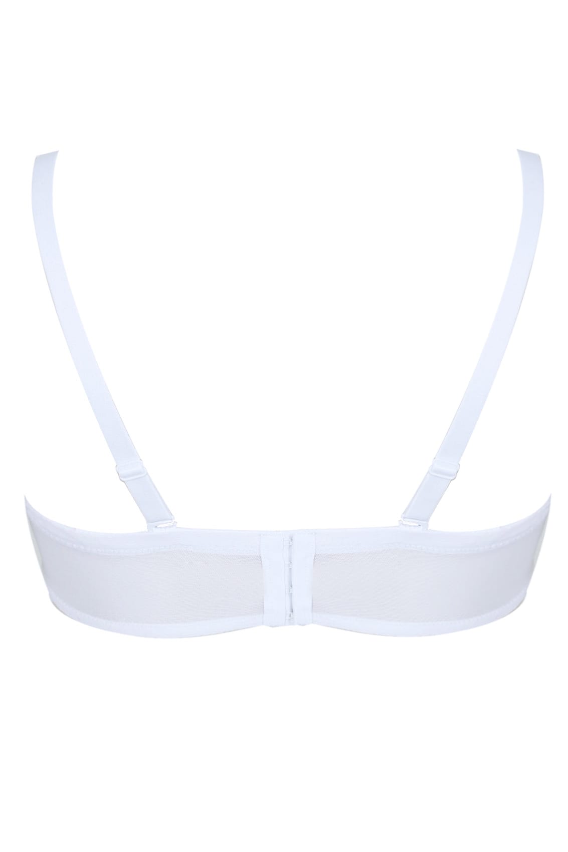 White Multiway Microfibre Lace Bra With Removable Straps