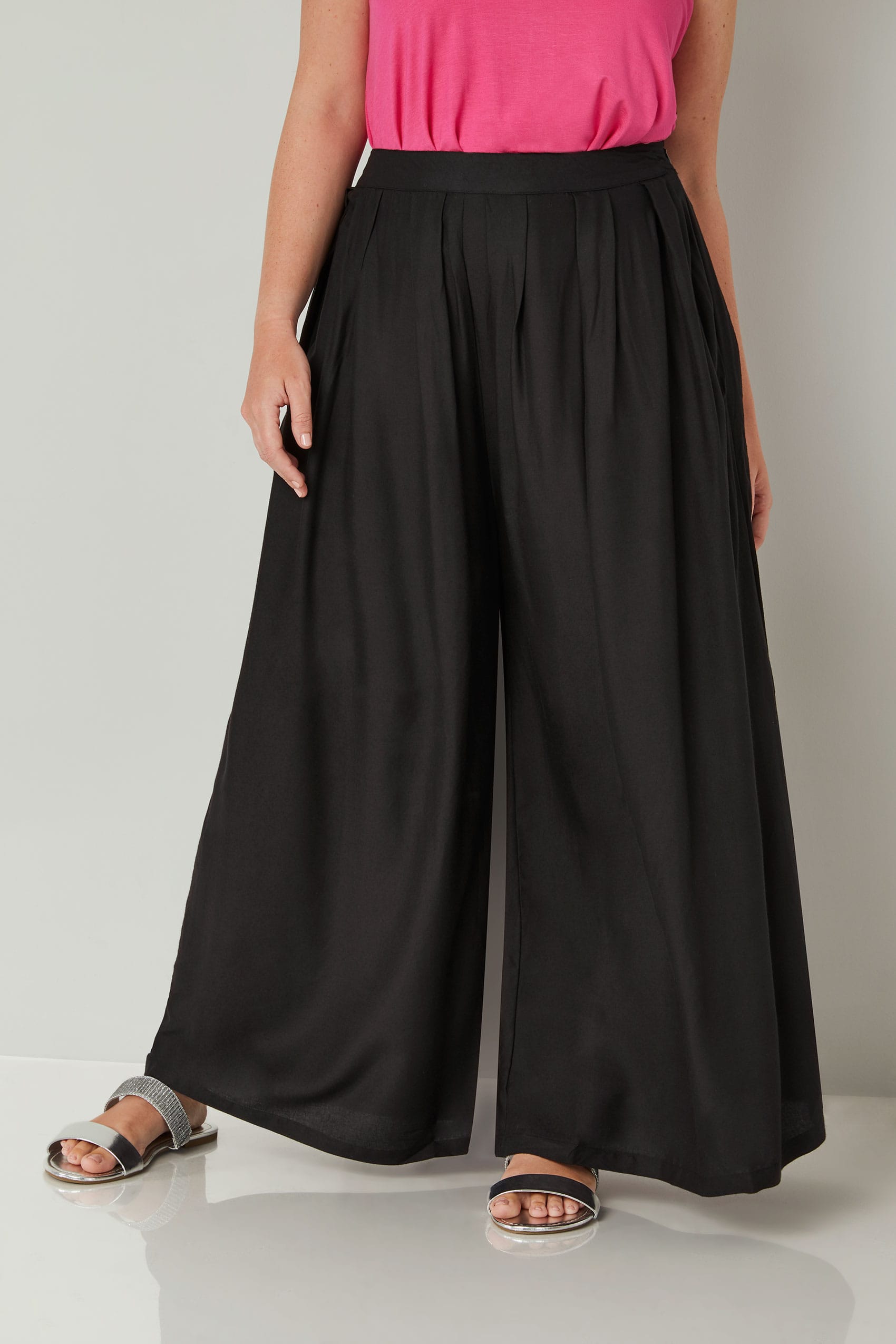 wide leg trousers plus size