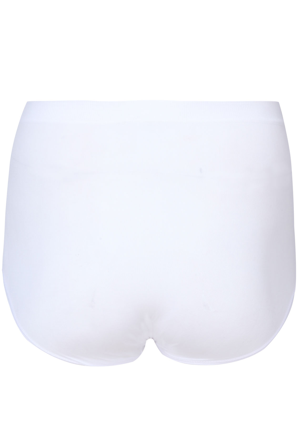 White seamless light control brief