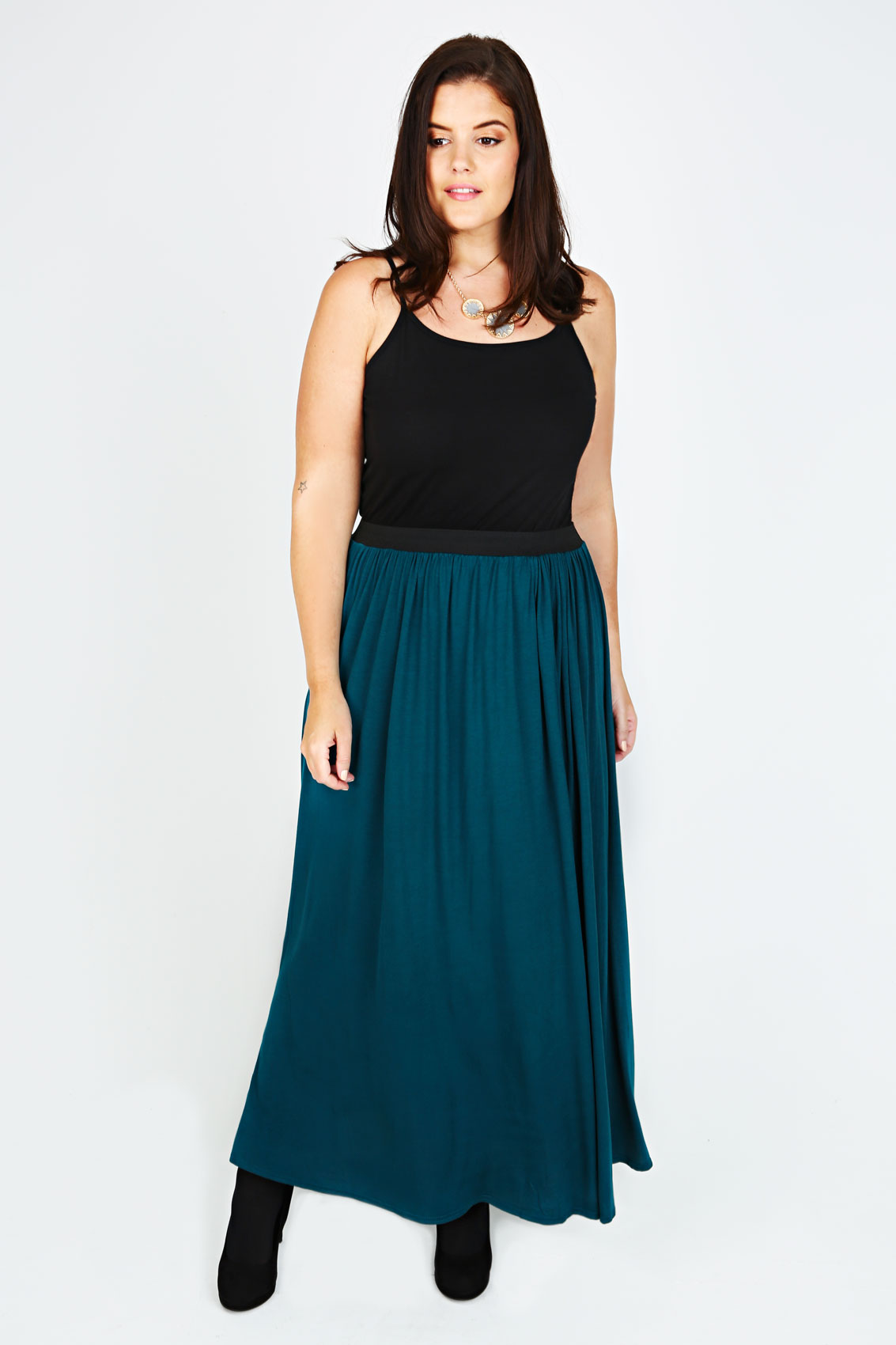 teal maxi