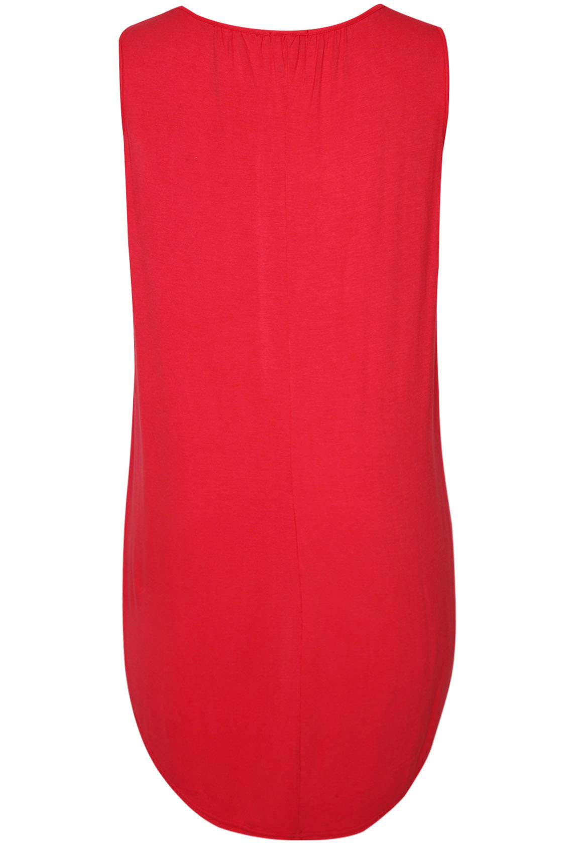 plus size longline vest tops