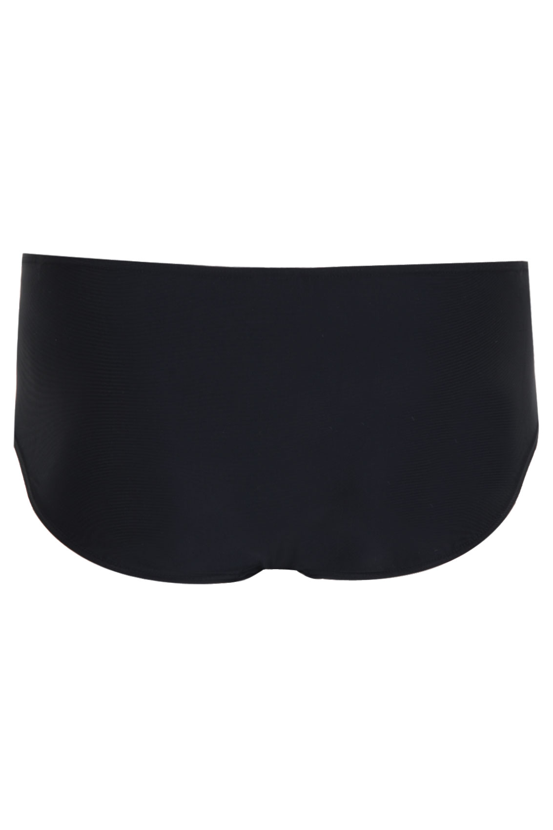 Culotte de Maillot de Bain Noir & Détails Plissés sur les ...