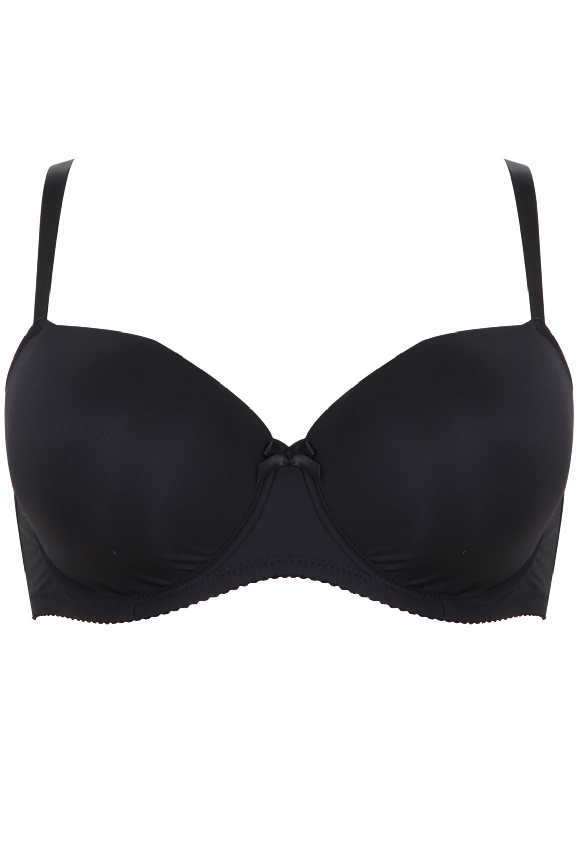 Black basic t shirt bra 8 plus