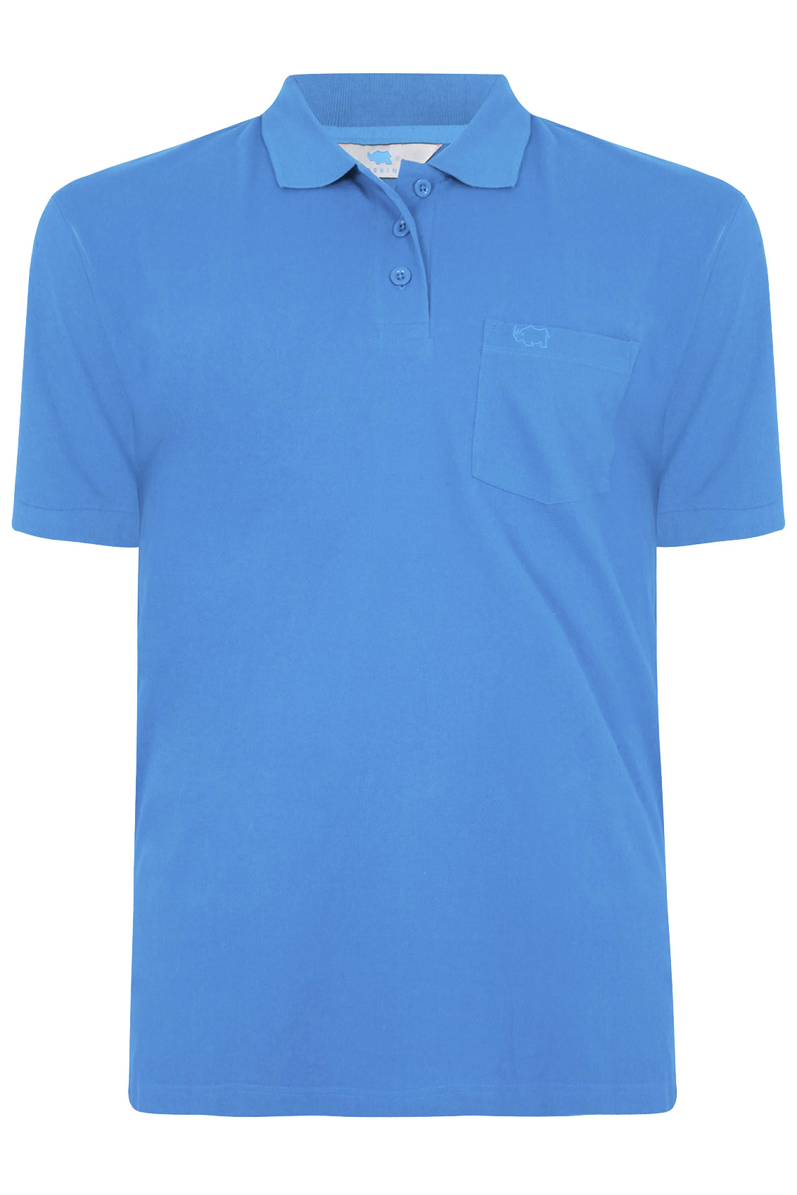 BadRhino Light Blue Plain Polo Shirt Extra large sizes M,L,XL,2XL,3XL ...