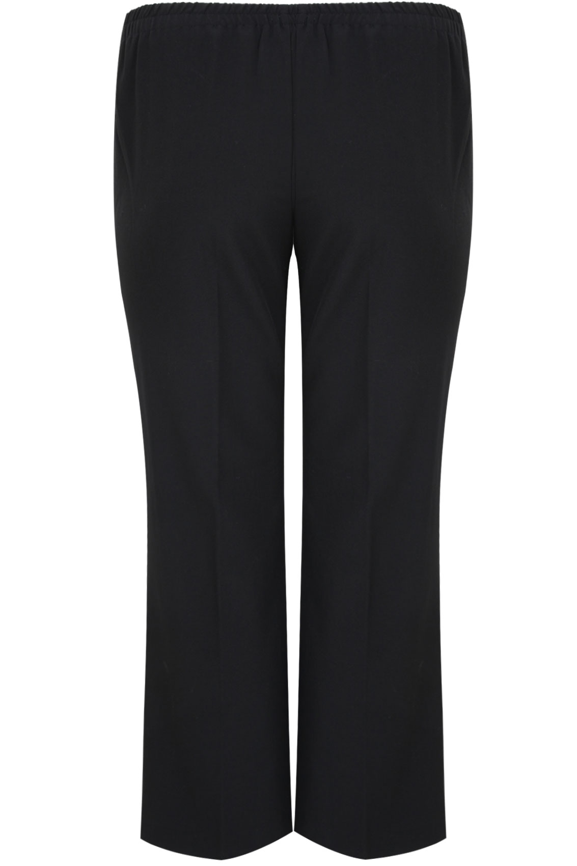 code t bubble voucher With Elasticated Leg Black Classic Trousers Straight