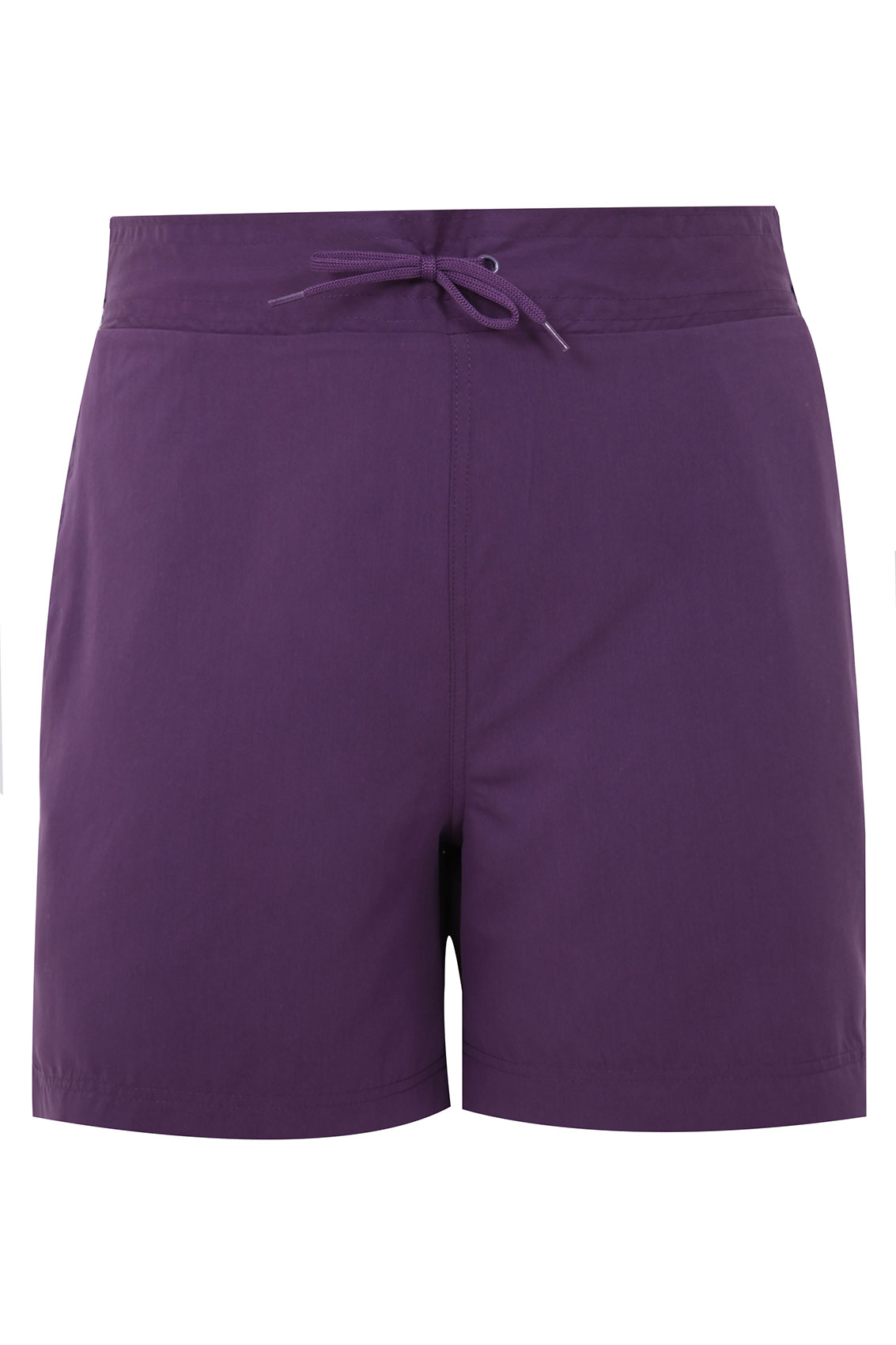 Purple Board Shorts With Drawstring Waist Plus Size Plus Sizes 161820222426283032